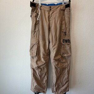 ThirtyTwo JP Walker Snowboard Pants Mens Medium Tan Cargo Elite Performance